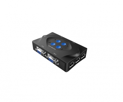 4進(jìn)1出手動VGA KVM切換器（TYK-401VS）